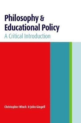 Philosophy and Educational Policy 1