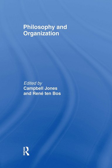 bokomslag Philosophy and Organization