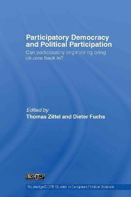 Participatory Democracy and Political Participation 1