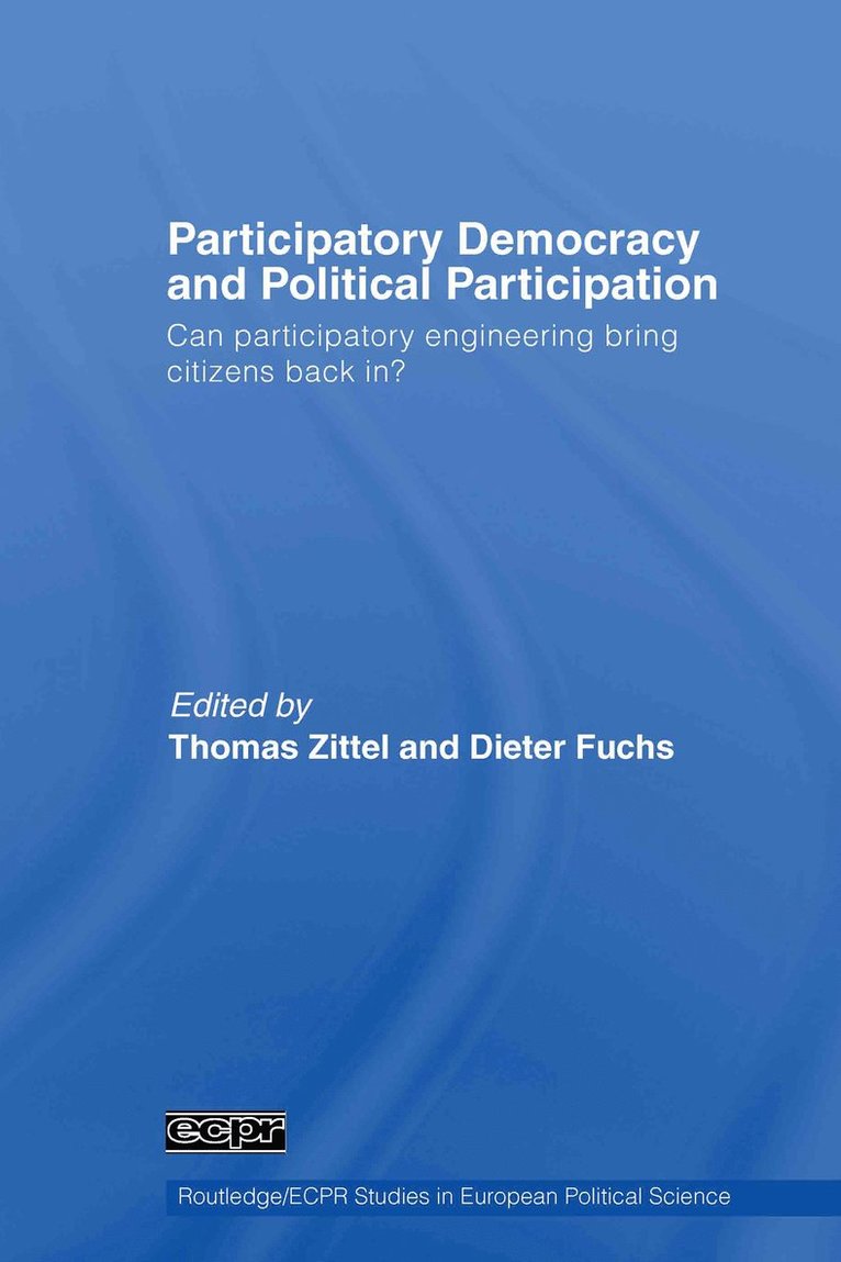 Participatory Democracy and Political Participation