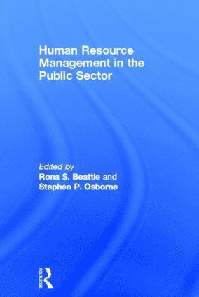 Human Resource Management in the Public Sector 1