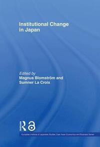 bokomslag Institutional Change in Japan