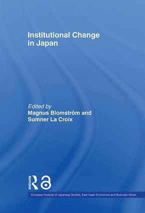 bokomslag Institutional Change in Japan