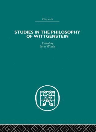 Studies in the Philosophy of Wittgenstein 1