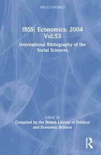 bokomslag IBSS: Economics: 2004 Vol.53
