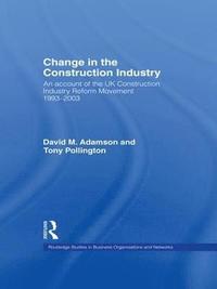 bokomslag Change in the Construction Industry