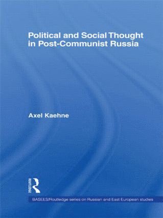 bokomslag Political and Social Thought in Post-Communist Russia