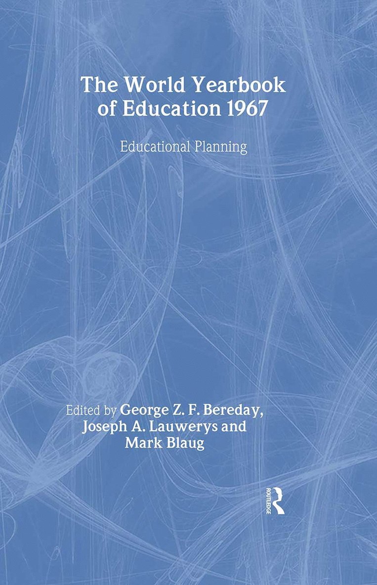 World Yearbook of Education 1967 1