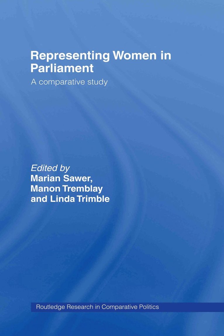 Representing Women in Parliament 1