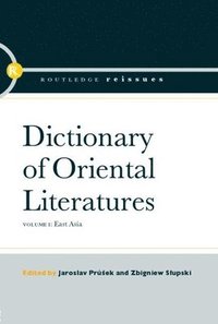 bokomslag Dictionary of Oriental Literatures