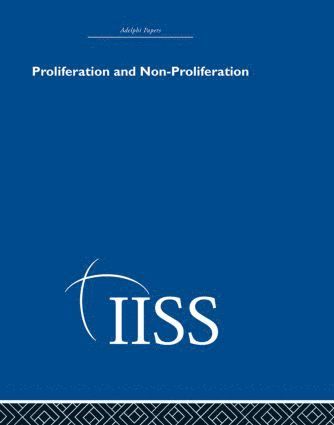 Proliferation and Non-Proliferation 1
