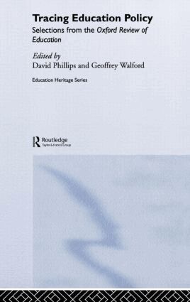 David Phillips, Geoffrey Walford - Tracing Education Policy, Inbunden