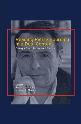 Roland Lardinois, Meenakshi Thapan - Reading Pierre Bourdieu in a Dual Context, Inbunden