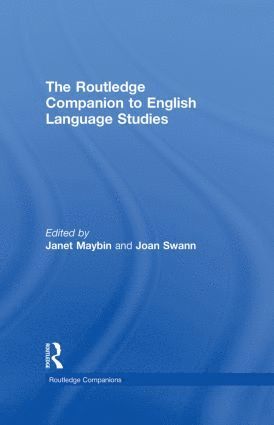 Routledge Companion to English Language Studies