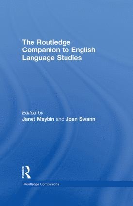 The Routledge Companion to English Language Studies 1