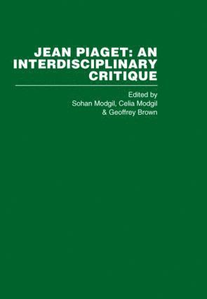 S. Modgil, C. Modgil, G. Brown - Jean Piaget, Inbunden