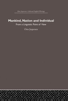 bokomslag Mankind, Nation and Individual