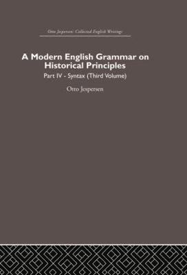 A Modern English Grammar on Historical Principles 1