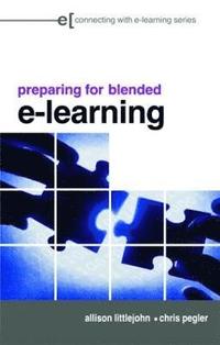 bokomslag preparing for blended e-learning