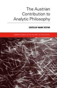bokomslag Austrian Contribution to Analytic Philosophy