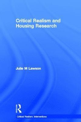 Critical Realism and Housing Research 1