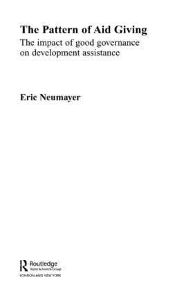 Eric Neumayer - Pattern of Aid Giving, Häftad