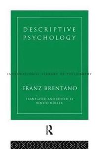 bokomslag Descriptive Psychology