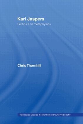 Chris Thornhill - Karl Jaspers, Häftad