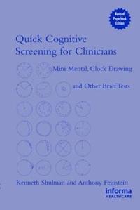 bokomslag Quick Cognitive Screening for Clinicians