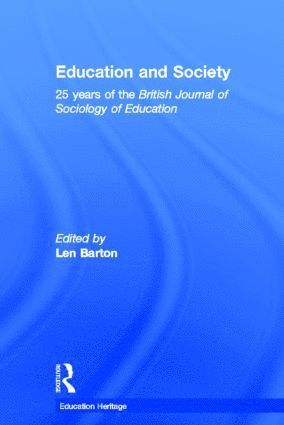 bokomslag Education and Society