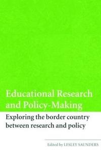 bokomslag Educational Research and Policy-Making