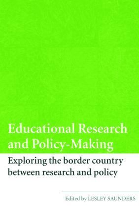 bokomslag Educational Research and Policy-Making