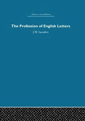 bokomslag The Profession of English Letters