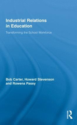 bokomslag Industrial Relations in Education