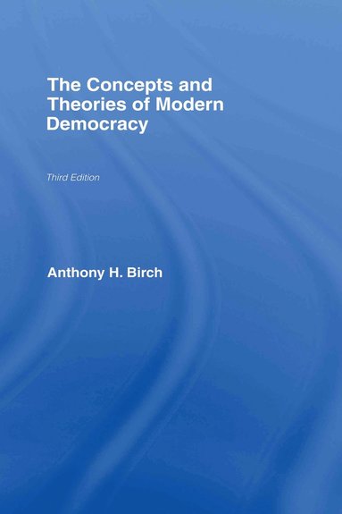 bokomslag Concepts and Theories of Modern Democracy