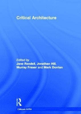 bokomslag Critical Architecture