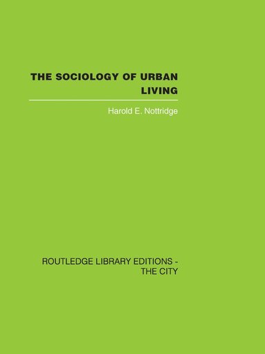 bokomslag Sociology of Urban Living