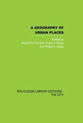 A Geography of Urban Places 1