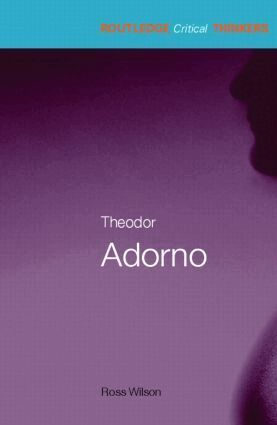 Ross Wilson - Theodor Adorno, Häftad