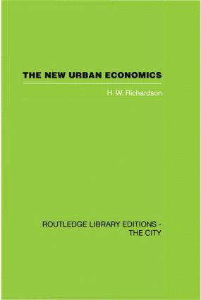 H.W. Richardson - New Urban Economics, Inbunden