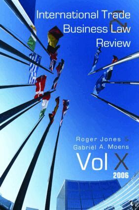 Gabriel Moens, Roger Jones - International Trade and Business Law Review, Häftad
