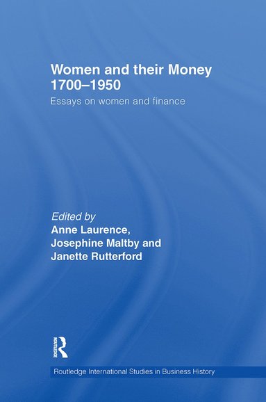 bokomslag Women and Their Money 1700-1950