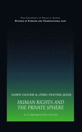 Human Rights and the Private Sphere vol 1 1