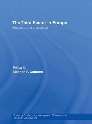 Stephen P. Osborne - Third Sector in Europe, Inbunden