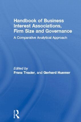 Franz Traxler, Gerhard Huemer - Handbook of Business Interest Associations, Firm Size and Governance, Inbunden