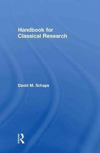 bokomslag Handbook for Classical Research