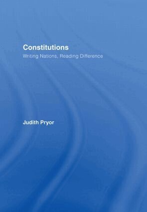 Judith Pryor - Constitutions, Inbunden