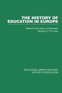 bokomslag The History of Education in Europe