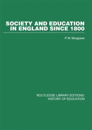 bokomslag Society and Education in England Since 1800