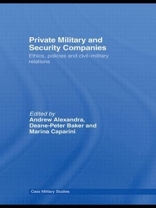 bokomslag Private Military and Security Companies